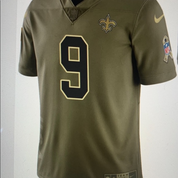 Drew Brees New Orleans Saints 2017 Salute to Service authentic new